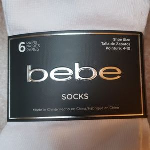 Cute bebe socks size 4-10.